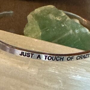 NEW Silver Bangle Bracelet with Engraving